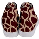 Animal Print Girraf Patterns Women s Mid-Top Canvas Sneakers View4