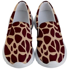 Animal Print Girraf Patterns Kids Lightweight Slip Ons by Ket1n9