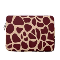 Animal Print Girraf Patterns 13  Vertical Laptop Sleeve Case With Pocket by Ket1n9