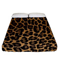 Tiger Skin Art Pattern Fitted Sheet (queen Size)