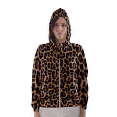 Tiger Skin Art Pattern Women s Hooded Windbreaker by Ket1n9