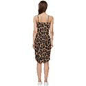 Tiger Skin Art Pattern Wrap Frill Dress View4