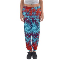 Fractal Pattern Background Women s Jogger Sweatpants by Ket1n9