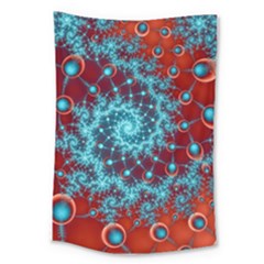 Fractal Pattern Background Large Tapestry