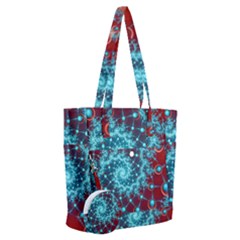 Fractal Pattern Background Everyday Shoulder Bag With Pouch Bag