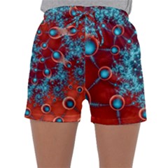 Fractal Pattern Background Sleepwear Shorts