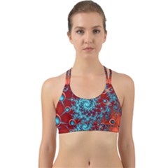 Fractal Pattern Background Back Web Sports Bra by Ket1n9