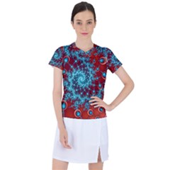 Fractal Pattern Background Women s Sports Top by Ket1n9