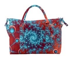 Fractal Pattern Background Carry-on Travel Shoulder Bag by Ket1n9