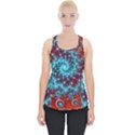 Fractal Pattern Background Piece Up Tank Top View1