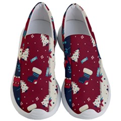 Flat Design Christmas Pattern Collection Art Women s Lightweight Slip Ons by Ket1n9