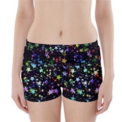 Christmas Star Gloss Lights Light Boyleg Bikini Wrap Bottoms by Ket1n9