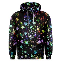 Christmas Star Gloss Lights Light Men s Overhead Hoodie