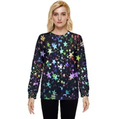 Christmas Star Gloss Lights Light Hidden Pocket Sweatshirt