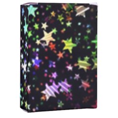 Christmas Star Gloss Lights Light Playing Cards Single Design (rectangle) With Custom Box