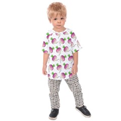 Turnip Pattern 2 Kids  Raglan T-shirt