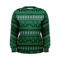 Christmas Knit Digital Women s Sweatshirt