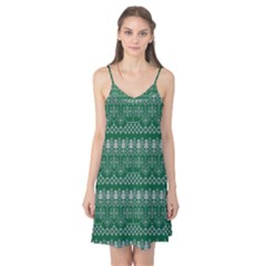 Christmas Knit Digital Camis Nightgown 