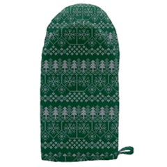 Christmas Knit Digital Microwave Oven Glove