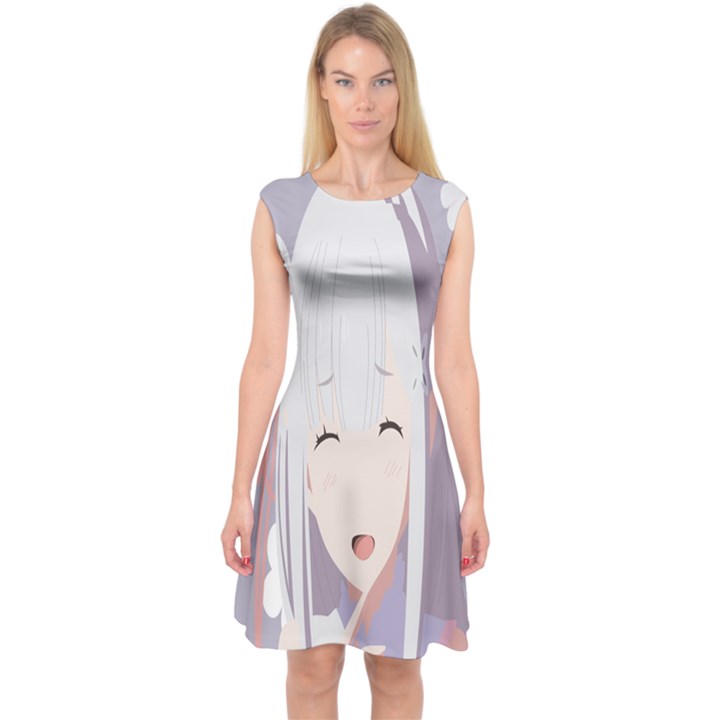 Emilia Rezero Capsleeve Midi Dress