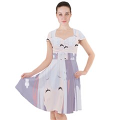 Emilia Rezero Cap Sleeve Midi Dress by Azkajaya