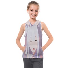 Emilia Rezero Kids  Sleeveless Hoodie