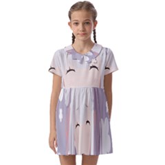 Emilia Rezero Kids  Asymmetric Collar Dress by Azkajaya