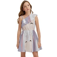 Emilia Rezero Kids  One Shoulder Party Dress by Azkajaya