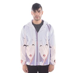 Emilia Rezero Men s Hooded Windbreaker