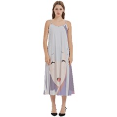 Emilia Rezero Casual Spaghetti Strap Midi Dress by Azkajaya