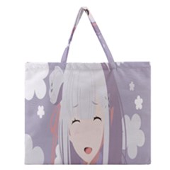 Emilia Rezero Zipper Large Tote Bag by Azkajaya