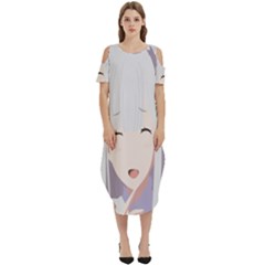 Emilia Rezero Cold Shoulder Loose Fit Dress With Pockets