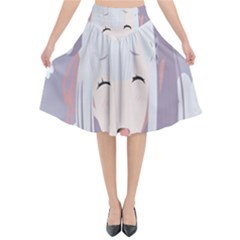 Emilia Rezero Flared Midi Skirt by Azkajaya