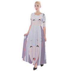 Emilia Rezero Half Sleeves Maxi Dress