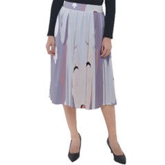 Emilia Rezero Classic Velour Midi Skirt  by Azkajaya