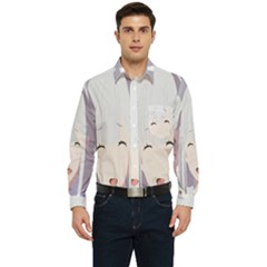 Emilia Rezero Men s Long Sleeve Pocket Shirt 