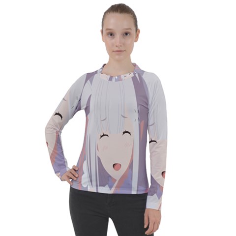 Emilia Rezero Women s Pique Long Sleeve T-shirt by Azkajaya