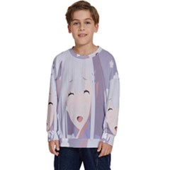 Emilia Rezero Kids  Crewneck Sweatshirt