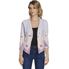 Emilia Rezero Women s Casual 3/4 Sleeve Spring Jacket