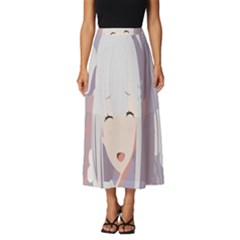 Emilia Rezero Classic Midi Chiffon Skirt by Azkajaya