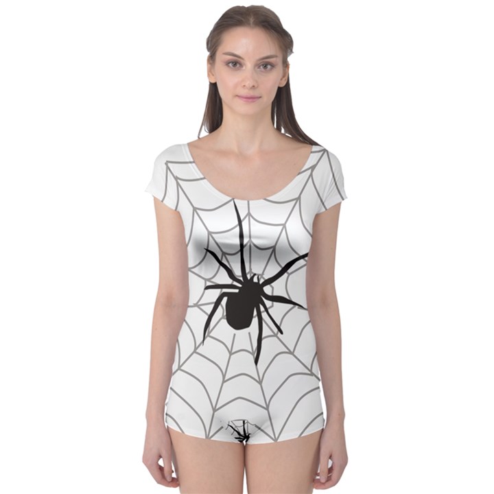 Spider Web Boyleg Leotard 