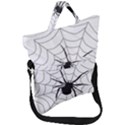 Spider Web Fold Over Handle Tote Bag View1