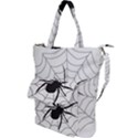 Spider Web Shoulder Tote Bag View1