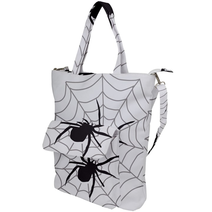 Spider Web Shoulder Tote Bag