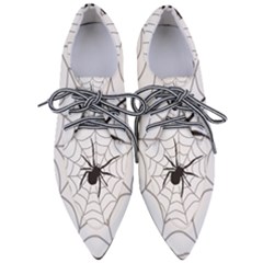 Spider Web Pointed Oxford Shoes by Azkajaya