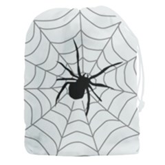 Spider Web Drawstring Pouch (3xl) by Azkajaya