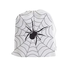 Spider Web Drawstring Pouch (xl)