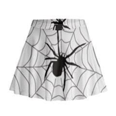 Spider Web Mini Flare Skirt