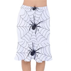 Spider Web Short Mermaid Skirt