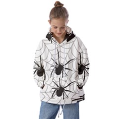 Spider Web Kids  Oversized Hoodie